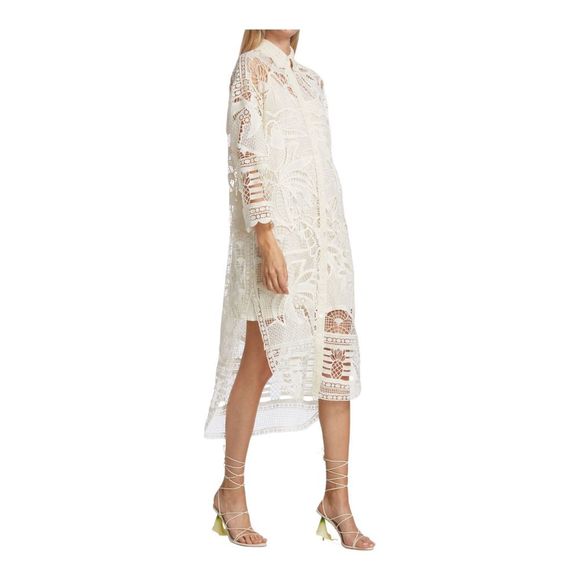 FARM Rio Guipure Lace Shirtdress size XS NWT - Picture 1 of 7